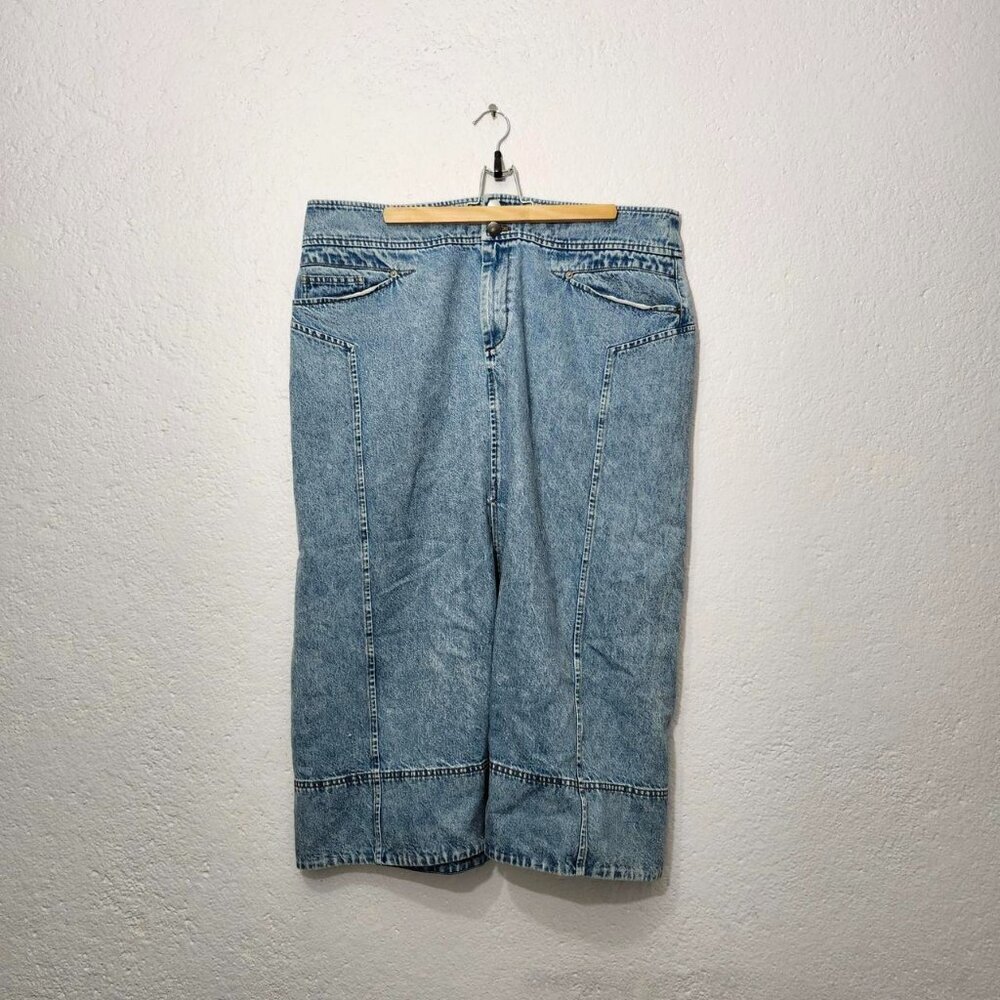 Tanya Taylor Christina Denim High-Waist Midi Skirt - Picture 3 of 7